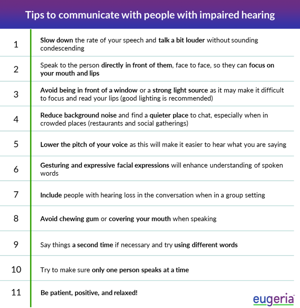 11 Tips to Improve Hearing Impaired Communication Eugeria