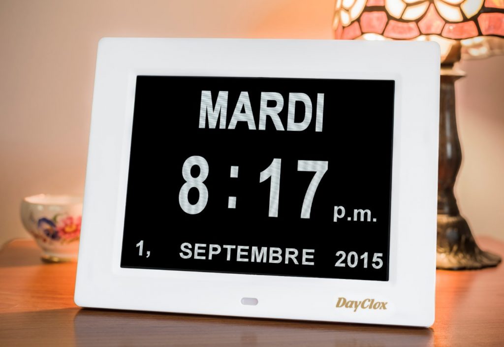 Horloge DayClox - Horloge-calendrier facile à lire
