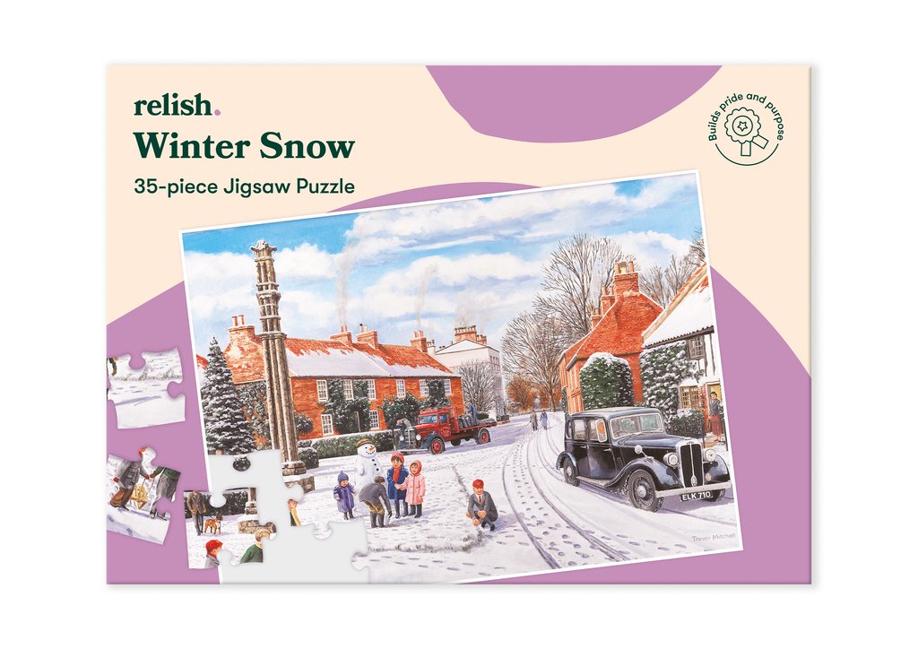 Relish - Adapted jigsaw puzzle - 35 pieces